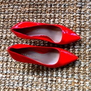 BCBG red heels, size 7M, 37